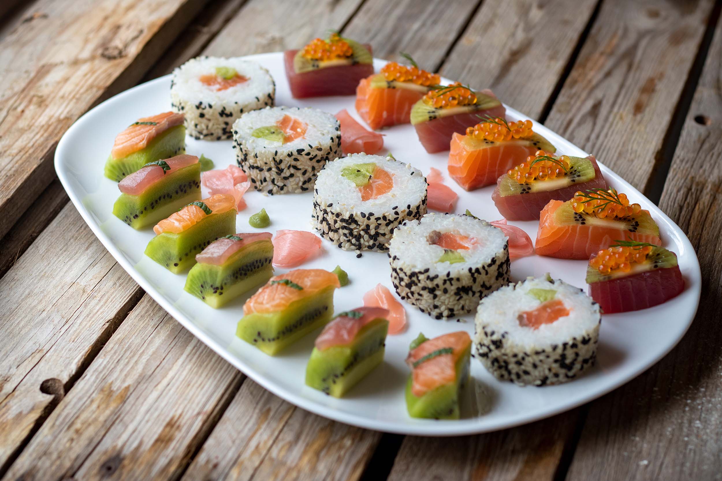 Recette facile de sushi au Kiwi de l'Adour