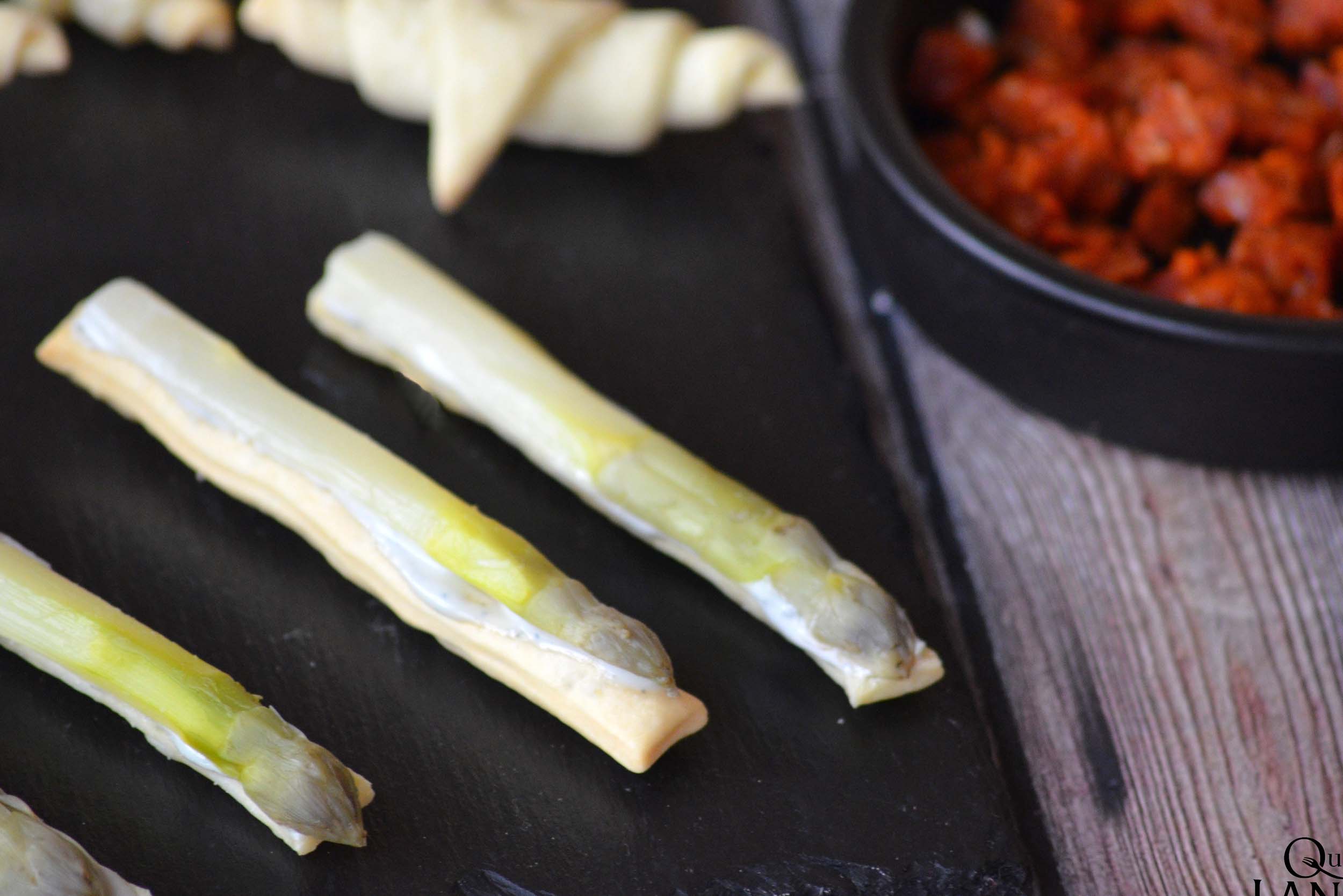 Recette de fingers aux asperges